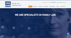 Desktop Screenshot of hrsfamilylawsolicitors.com